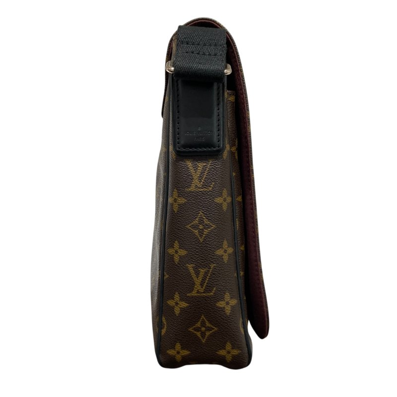 LOUIS VUITTON 路易威登 M40934 MONOGRAM MACASSAR DISTRICT MM 肩包/斜背包 PVC帆布 老花 棕色 銀釦-2