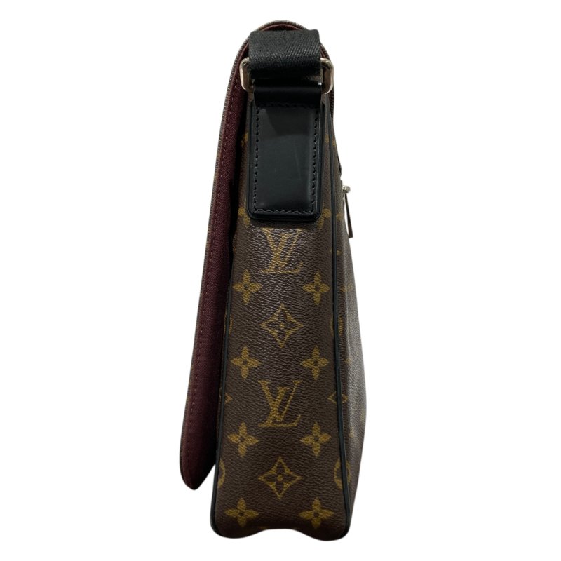 LOUIS VUITTON 路易威登 M40934 MONOGRAM MACASSAR DISTRICT MM 肩包/斜背包 PVC帆布 老花 棕色 銀釦-3