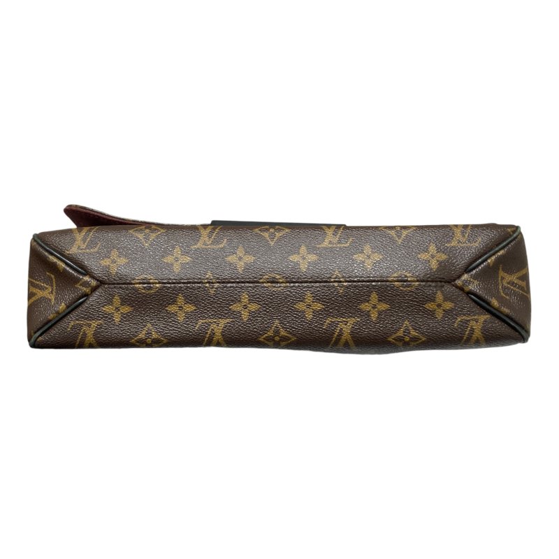 LOUIS VUITTON 路易威登 M40934 MONOGRAM MACASSAR DISTRICT MM 肩包/斜背包 PVC帆布 老花 棕色 銀釦-4