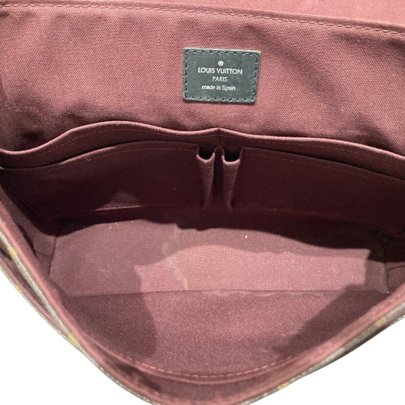 LOUIS VUITTON 路易威登 M40934 MONOGRAM MACASSAR DISTRICT MM 肩包/斜背包 PVC帆布 老花 棕色 銀釦-6
