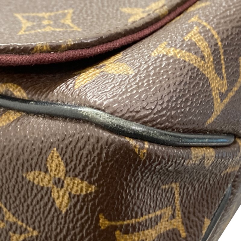 LOUIS VUITTON 路易威登 M40934 MONOGRAM MACASSAR DISTRICT MM 肩包/斜背包 PVC帆布 老花 棕色 銀釦-11