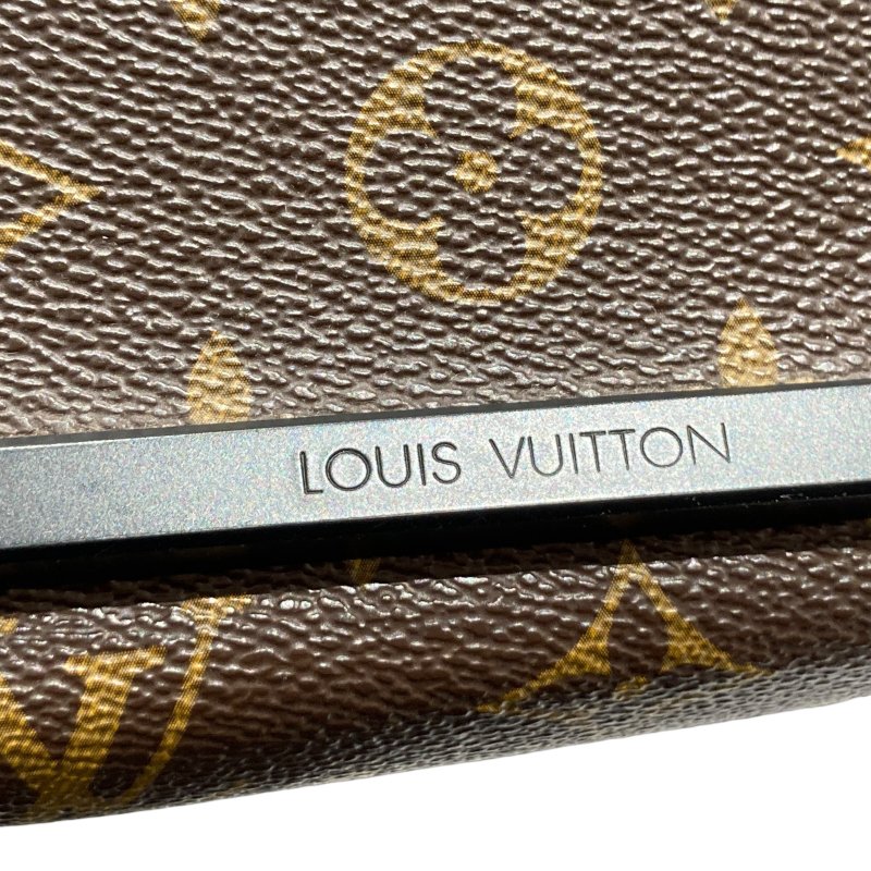 LOUIS VUITTON 路易威登 M40934 MONOGRAM MACASSAR DISTRICT MM 肩包/斜背包 PVC帆布 老花 棕色 銀釦-15