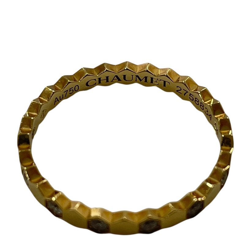 CHAUMET 尚美 BEE MY LOVE 蜂巢鑽戒 K18YG #54-7
