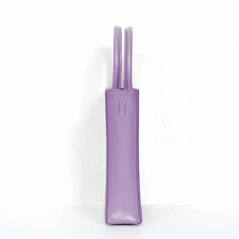 LOEWE A5系列 Logo印花壓紋 琴譜包托特包Tote包購物袋肩背斜背手提包 紫色17*6*21.5  95新 配件塵袋-6