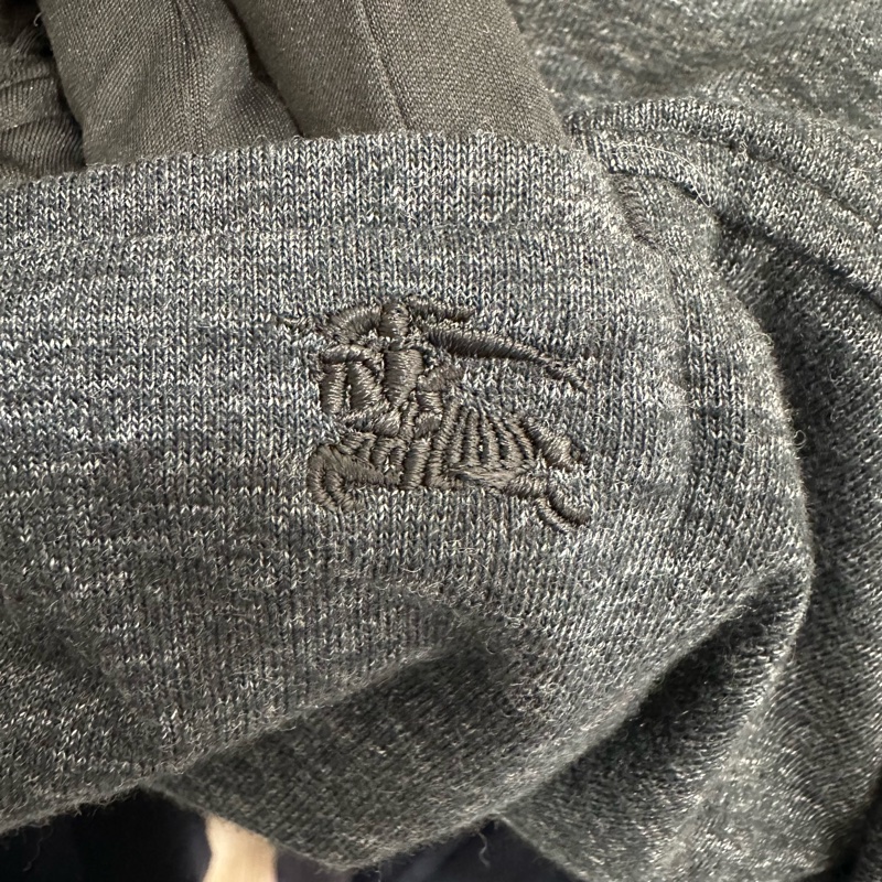 Burberry 巴寶莉 拼接黑灰連身裙 藍標 中古 二手 vintage-1