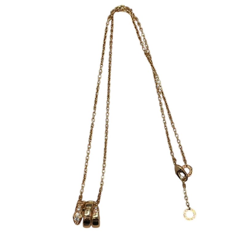 BVLGARI 寶格麗 SERPENTI VIPER 鑽石蛇鍊 K18PG-9