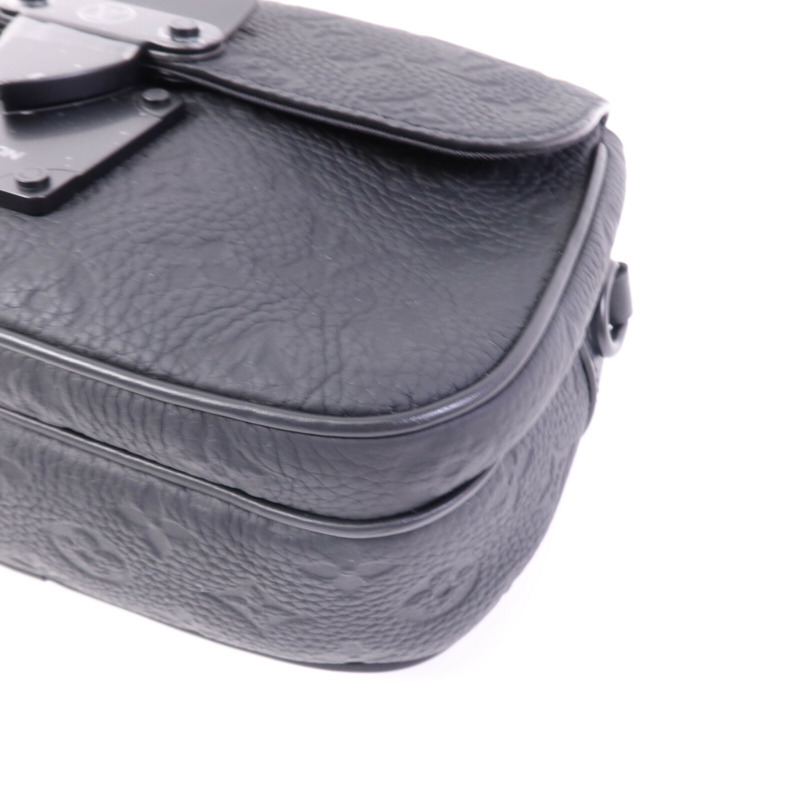 LOUIS VUITTON Monogram Taurillon S Lock肩背袋-9
