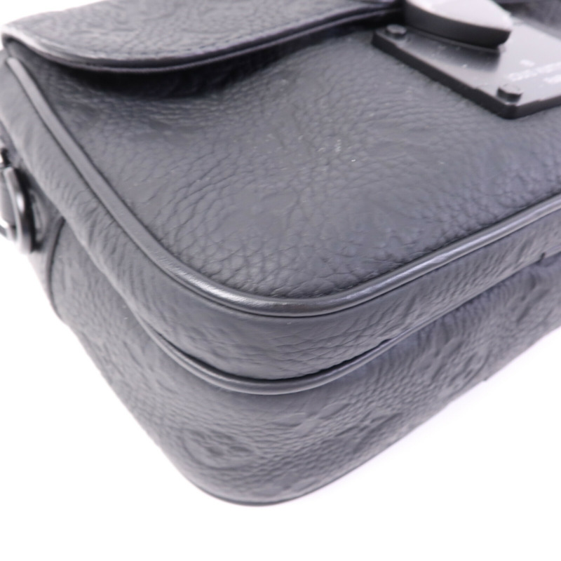 LOUIS VUITTON Monogram Taurillon S Lock肩背袋-10