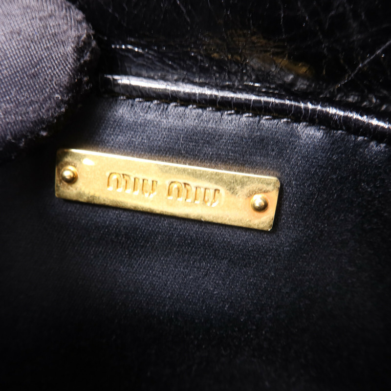 Miu Miu 羊皮皮革Shoulder Bag金扣肩背袋-5