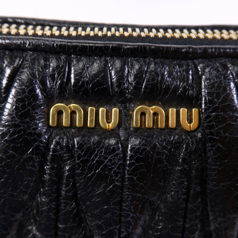 Miu Miu 羊皮皮革Shoulder Bag金扣肩背袋-6