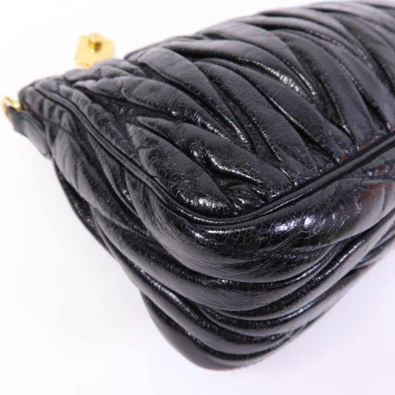 Miu Miu 羊皮皮革Shoulder Bag金扣肩背袋-11