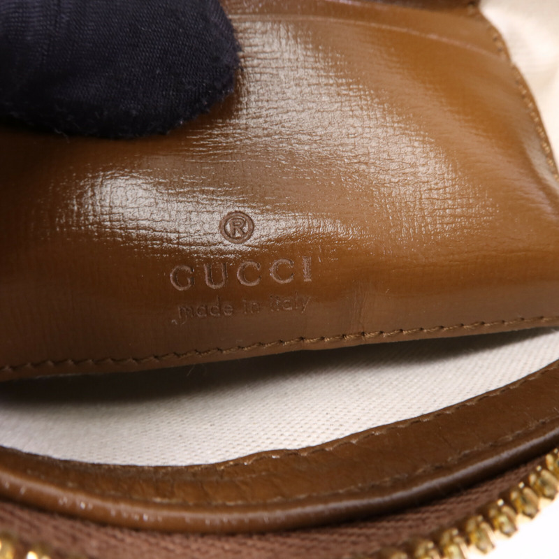 GUCCI 塗層帆布Interlocking G Messenger Bag金扣肩背袋-5