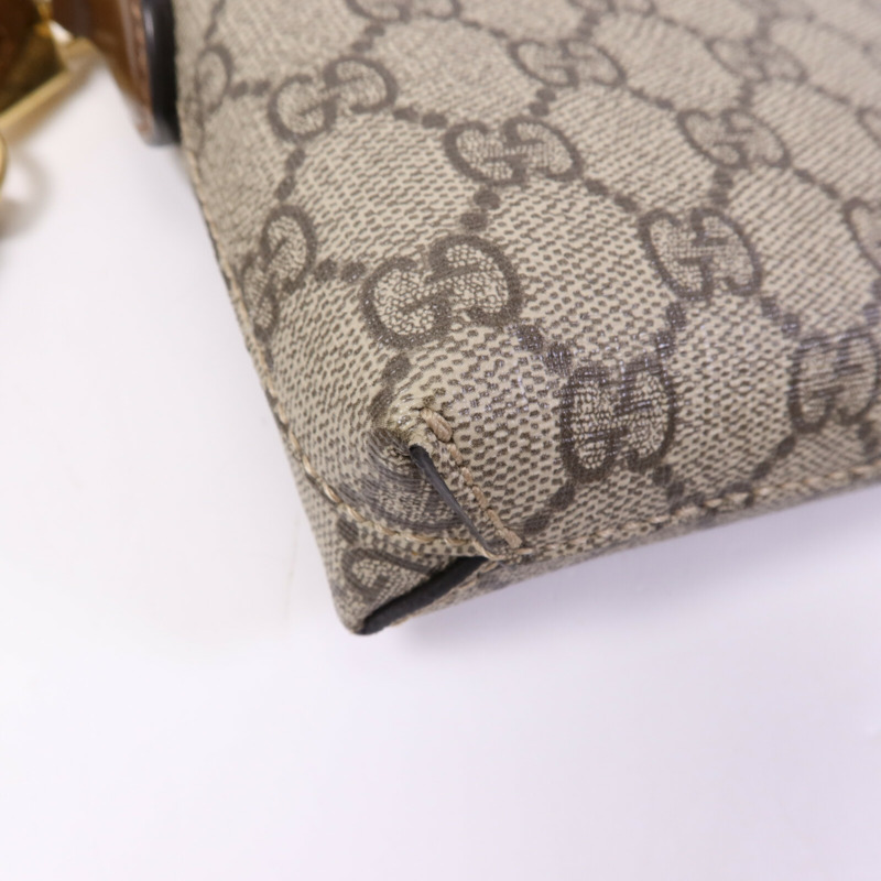 GUCCI 塗層帆布Interlocking G Messenger Bag金扣肩背袋-10