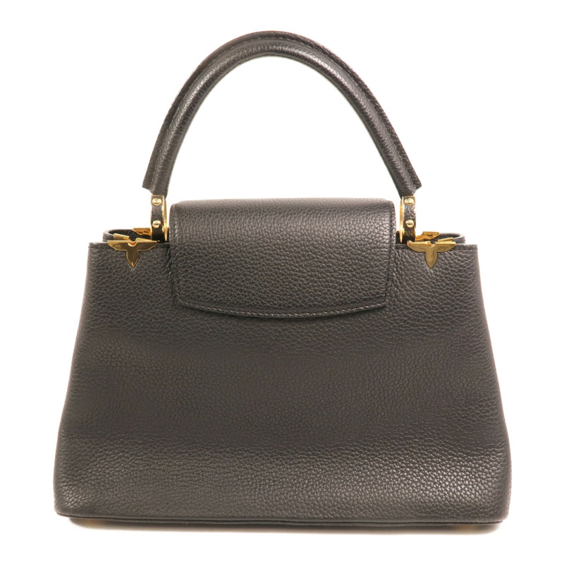 LOUIS VUITTON 牛皮皮革Capucines MM金扣手挽肩背兩用袋-1