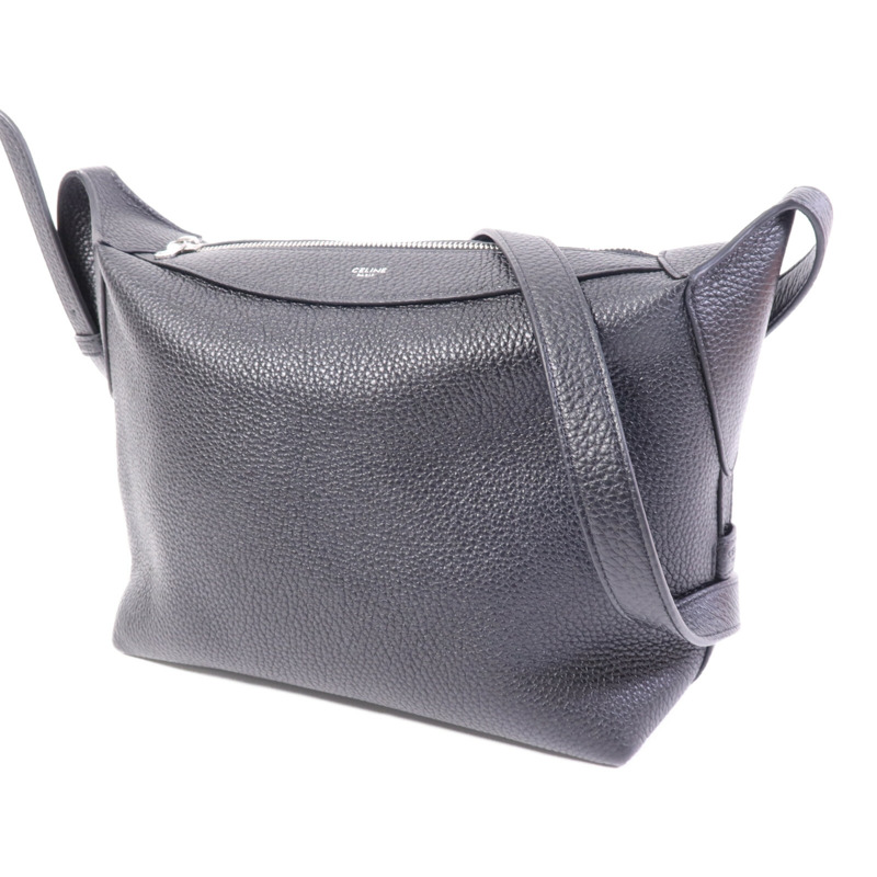 CELINE 牛皮皮革Harry銀扣肩背袋-2