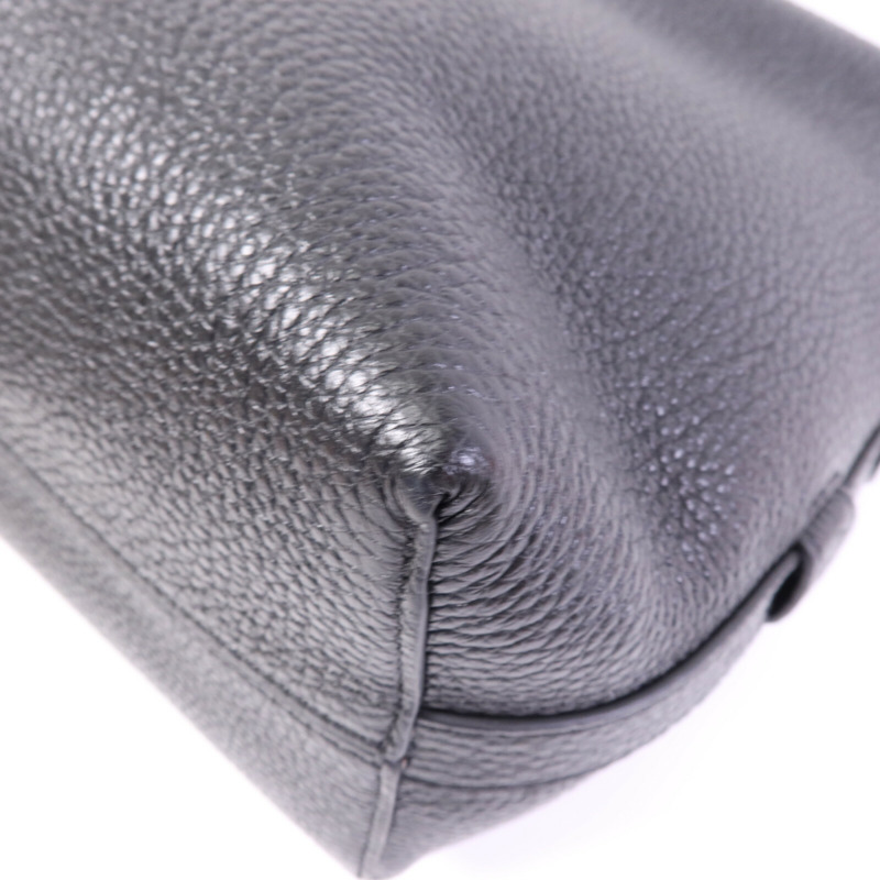 CELINE 牛皮皮革Harry銀扣肩背袋-9