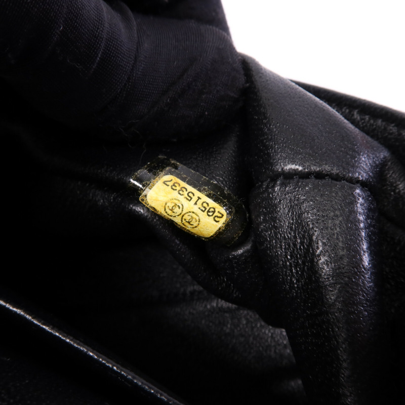 CHANEL 牛皮皮革Classic 25銀扣鏈帶肩背袋-7