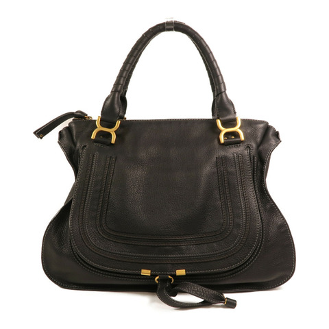 Chloe 牛皮皮革Marcie金扣手挽袋