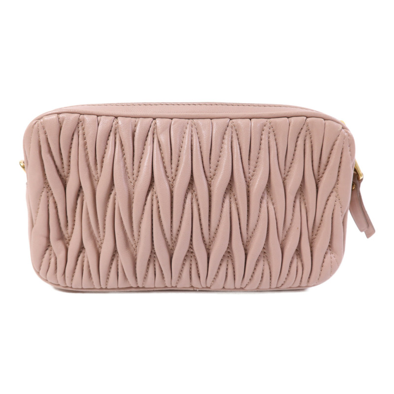 Miu Miu 羊皮皮革Shoulder Bag金扣肩背袋-1