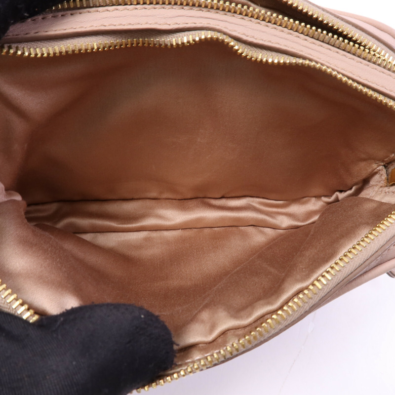 Miu Miu 羊皮皮革Shoulder Bag金扣肩背袋-4