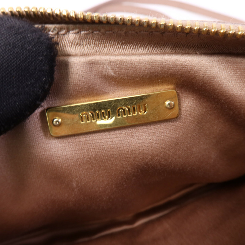 Miu Miu 羊皮皮革Shoulder Bag金扣肩背袋-6