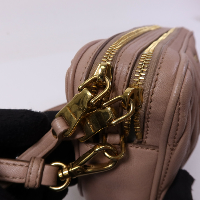Miu Miu 羊皮皮革Shoulder Bag金扣肩背袋-7