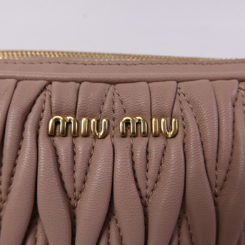 Miu Miu 羊皮皮革Shoulder Bag金扣肩背袋-15