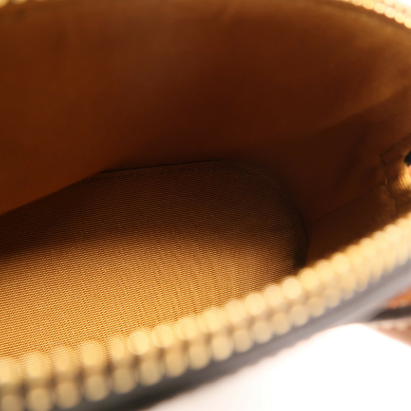 CELINE 塗層帆布Mini Honorine金扣手挽肩背兩用袋-4