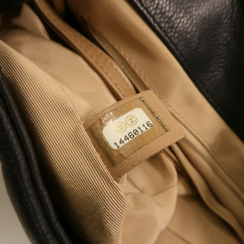 CHANEL 牛皮皮革Timeless銀扣鏈帶肩背袋-6