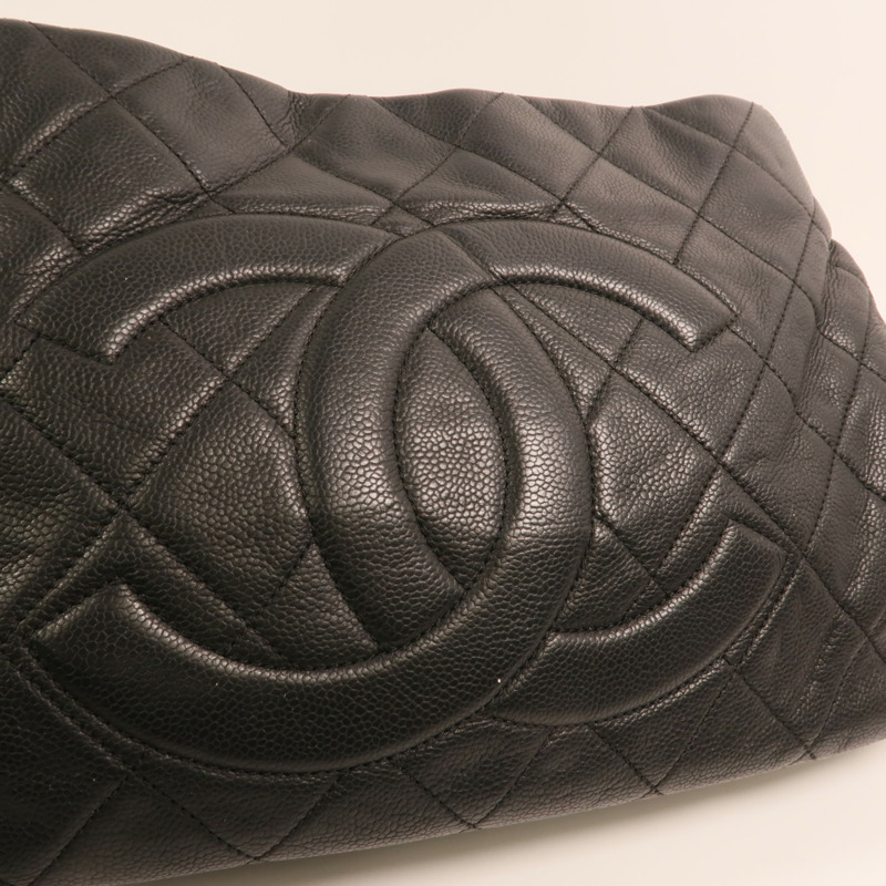 CHANEL 牛皮皮革Timeless銀扣鏈帶肩背袋-8