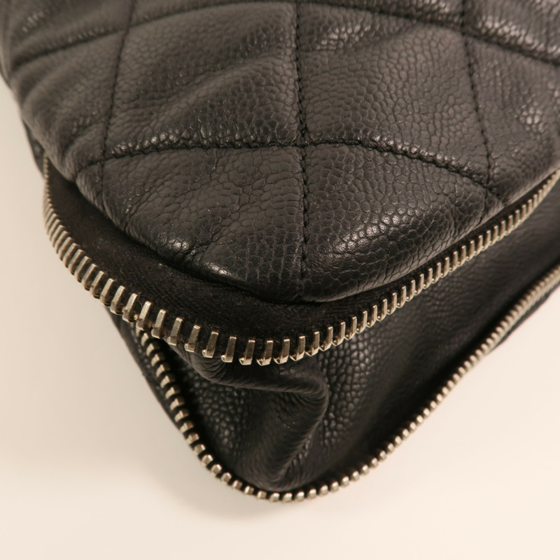 CHANEL 牛皮皮革Timeless銀扣鏈帶肩背袋-10