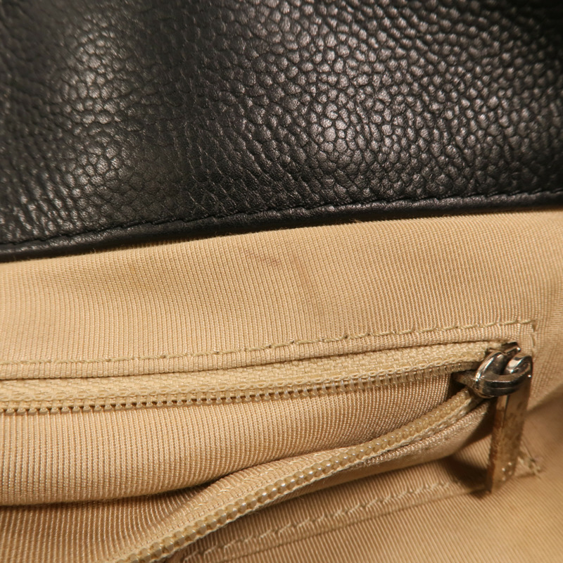 CHANEL 牛皮皮革Timeless銀扣鏈帶肩背袋-14