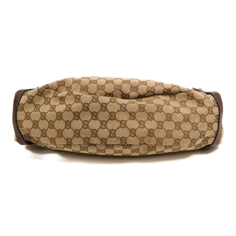 GUCCI 帆布Shoulder Bag金扣肩背袋-3