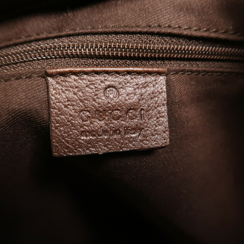GUCCI 帆布Shoulder Bag金扣肩背袋-5