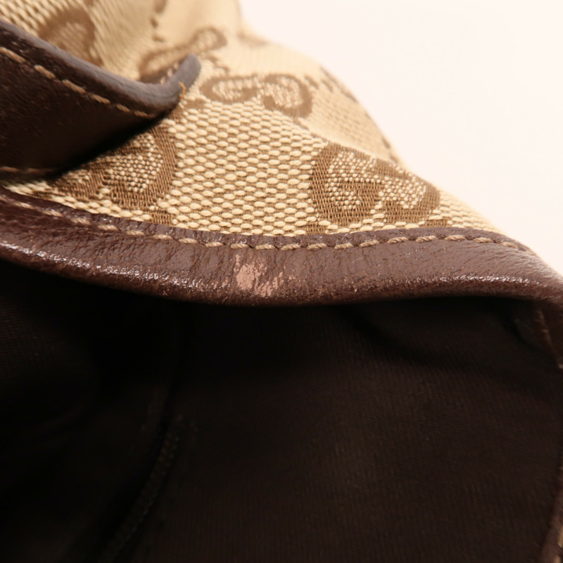 GUCCI 帆布Shoulder Bag金扣肩背袋-15
