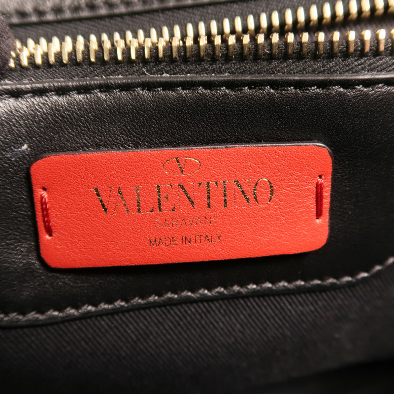 Valentino 羊皮皮革Candystud金扣手挽肩背兩用袋-5