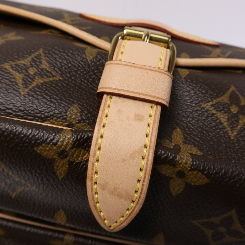 LOUIS VUITTON Monogram Saumur BB金扣手挽肩背兩用袋-16