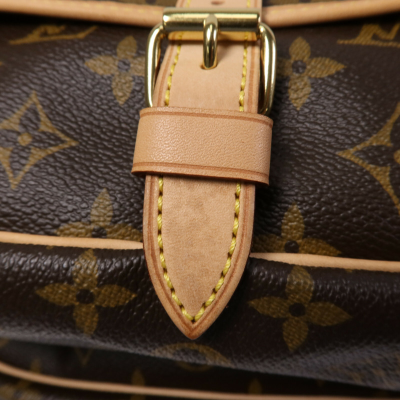LOUIS VUITTON Monogram Saumur BB金扣手挽肩背兩用袋-17