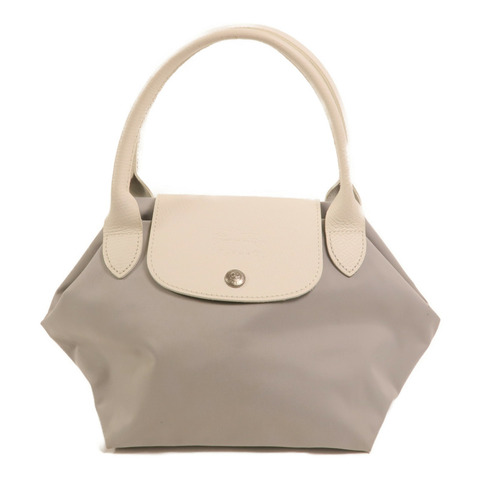 Longchamp 尼龍Le Pliage Nendo銀扣手挽袋
