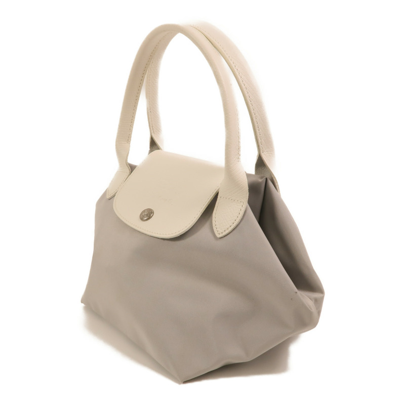 Longchamp 尼龍Le Pliage Nendo銀扣手挽袋-2