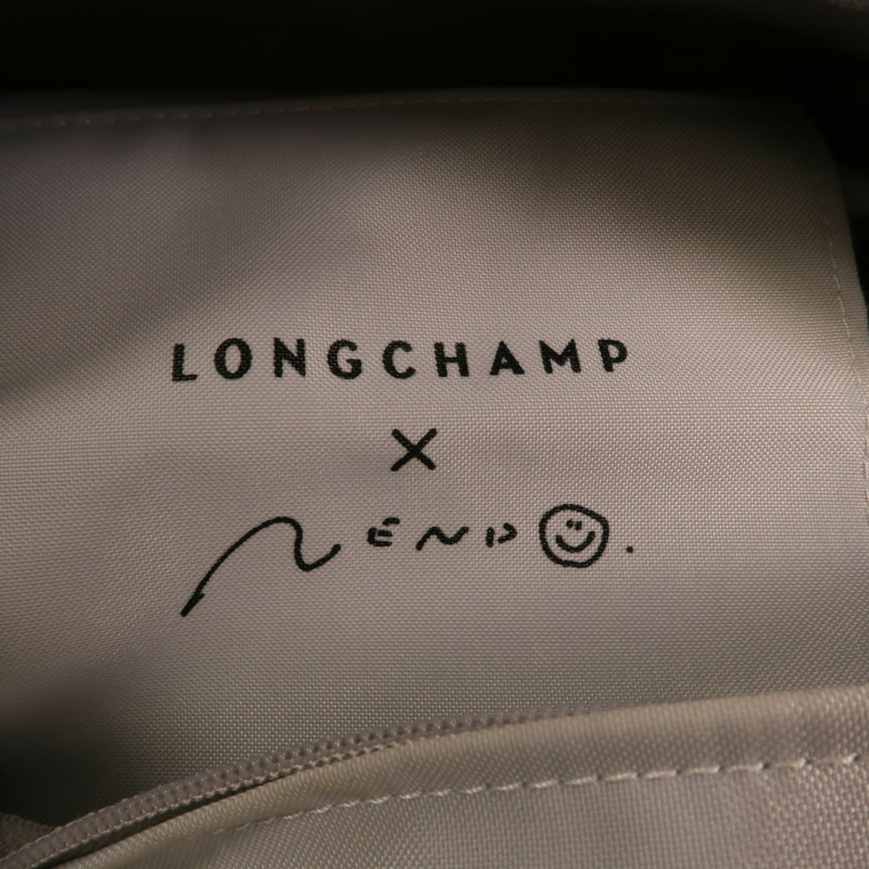 Longchamp 尼龍Le Pliage Nendo銀扣手挽袋-5