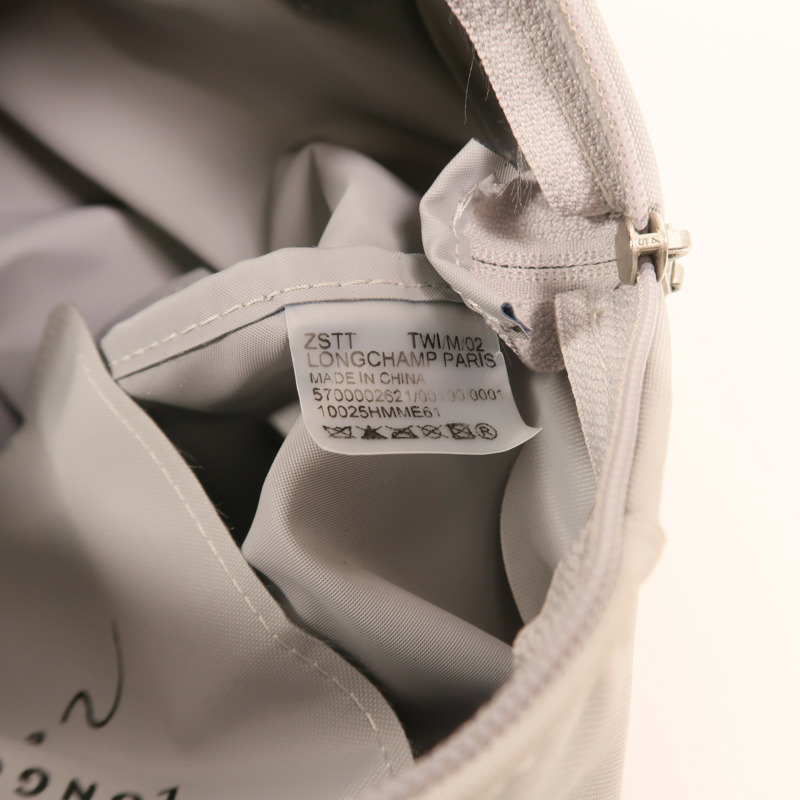Longchamp 尼龍Le Pliage Nendo銀扣手挽袋-6
