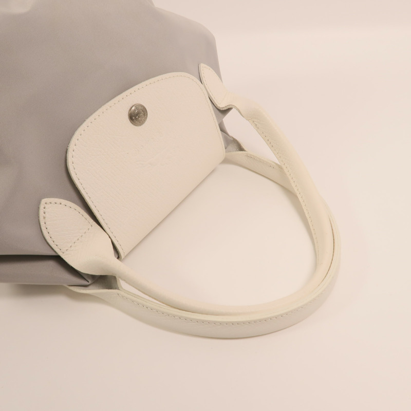 Longchamp 尼龍Le Pliage Nendo銀扣手挽袋-7