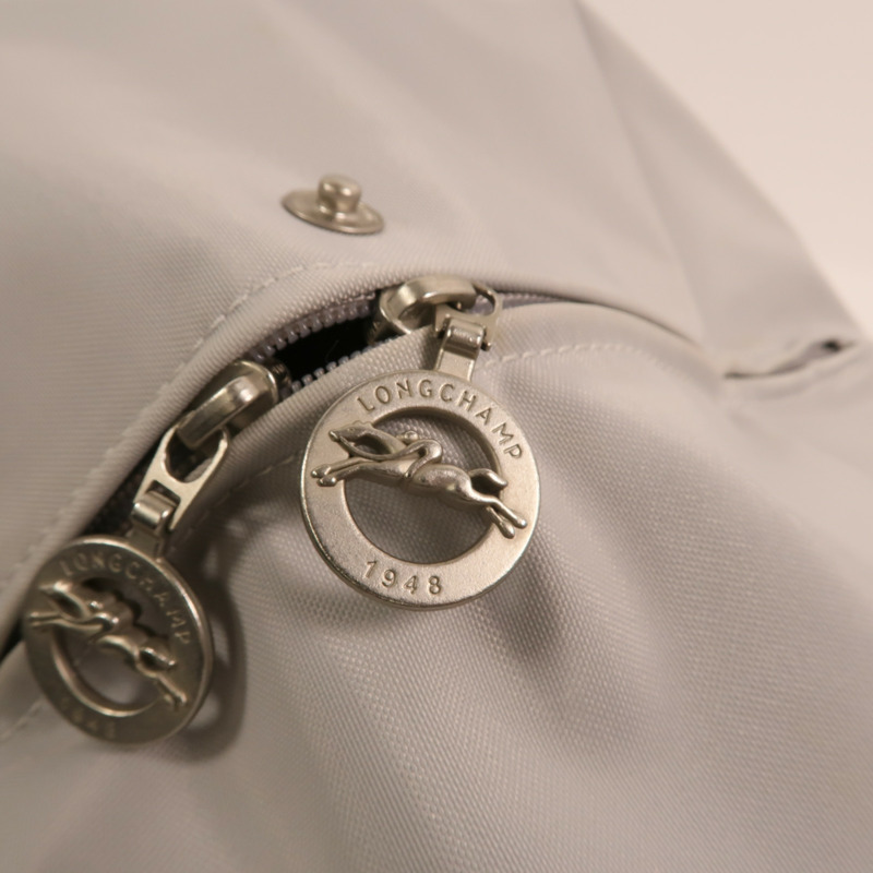 Longchamp 尼龍Le Pliage Nendo銀扣手挽袋-16