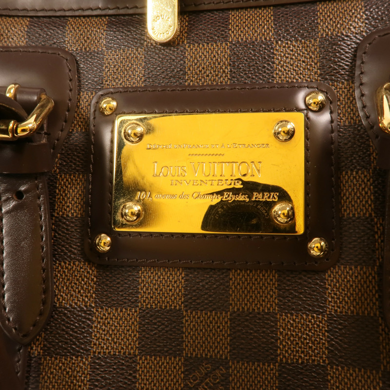 LOUIS VUITTON Damier Berkeley金扣手挽袋-7