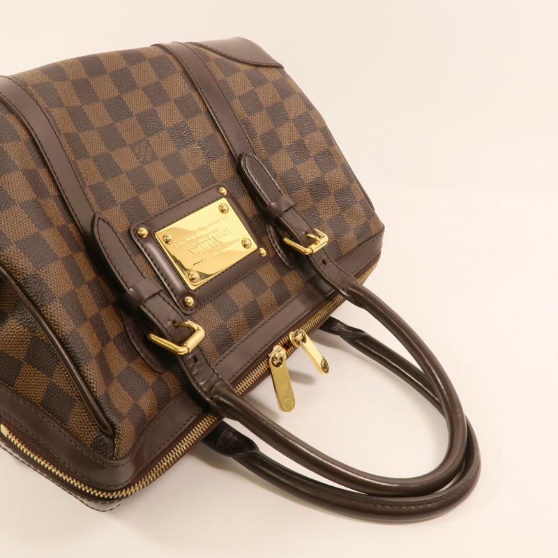 LOUIS VUITTON Damier Berkeley金扣手挽袋-8