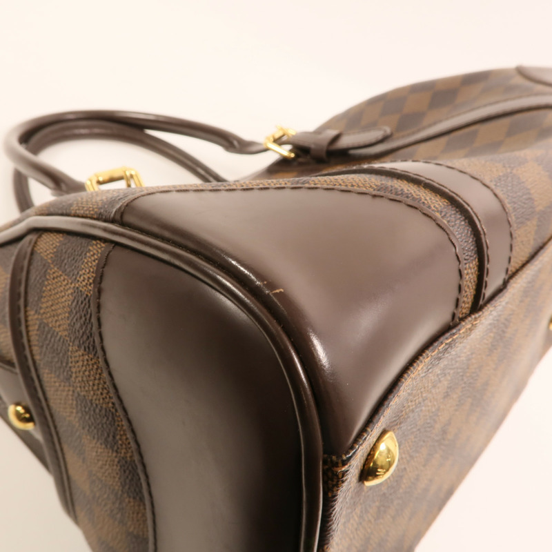 LOUIS VUITTON Damier Berkeley金扣手挽袋-12