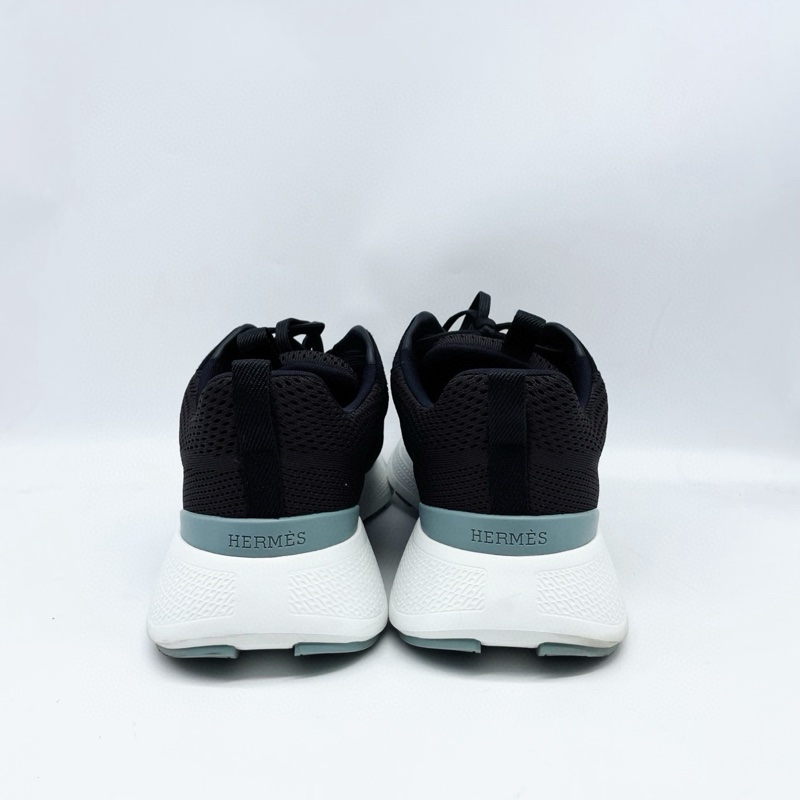 Hermes 愛馬仕 男士Heros黑色運動鞋休閒鞋 41.5碼 無附件-2