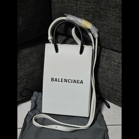 [全新]Balenciaga 巴黎世家 迷你托特包 手機包 白色