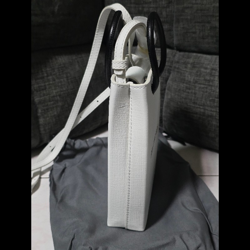 [全新]Balenciaga 巴黎世家 迷你托特包 手機包 白色-2